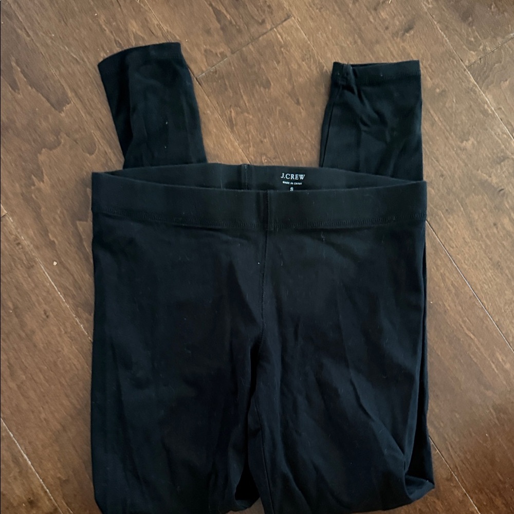 J crew black leggings GUC size small